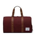Herschel Leather Duffle Bag In Brown Color